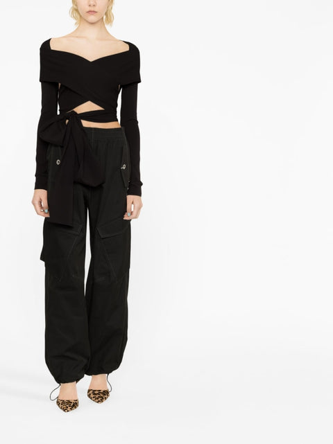 Dolce & Gabbana Dolce & Gabbana cut-out Wrap Top