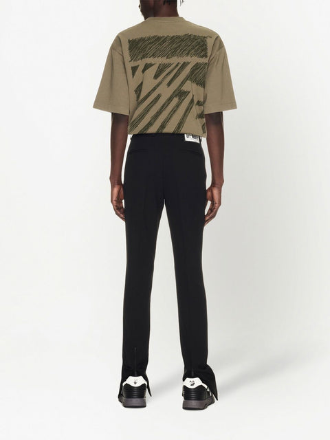 Off White Off White Wool skinny trousers
