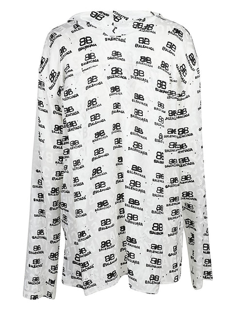 Balenciaga Balenciaga printed blouse