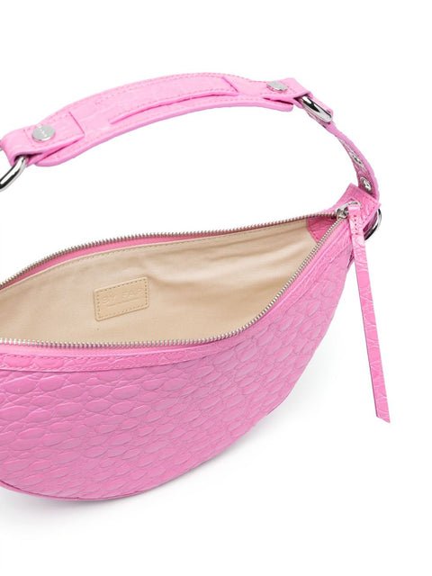 By Far By Far Gib embossed crocodile-effect shoulder bag