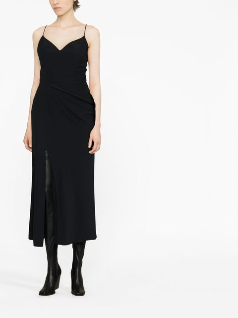 Alexander Mcqueen Alexander McQueen Draped Midi Dress