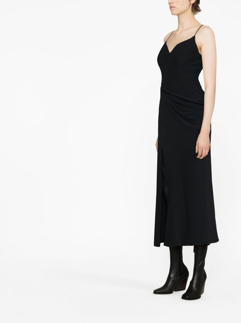 Alexander Mcqueen Alexander McQueen Draped Midi Dress