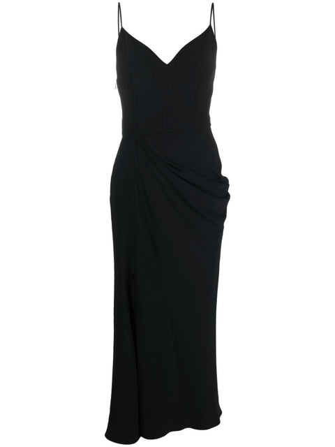 Alexander Mcqueen Alexander McQueen Draped Midi Dress