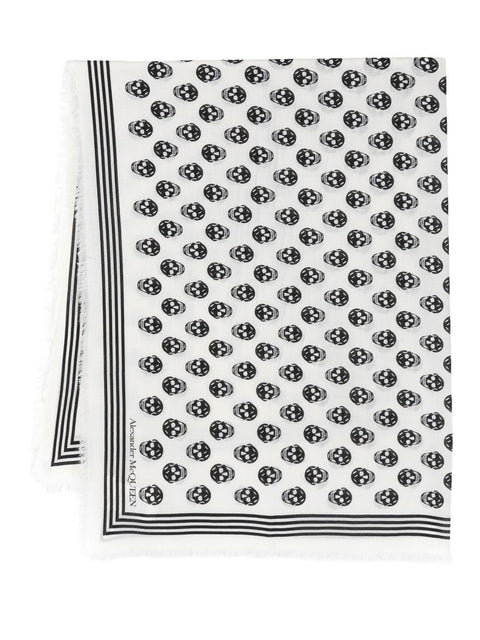 Alexander Mcqueen Alexander McQueen Scarfs White