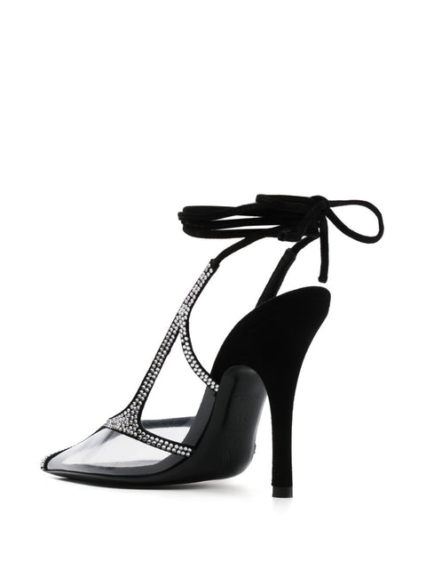 The Attico The Attico With Heel Silver