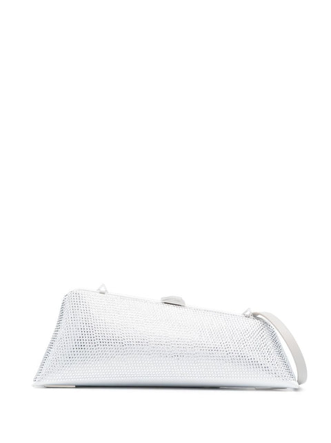 The Attico The Attico Long Night crystal-embellished clutch bag