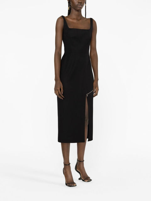 Alexander Mcqueen Alexander McQueen zip-embellished Midi Dress