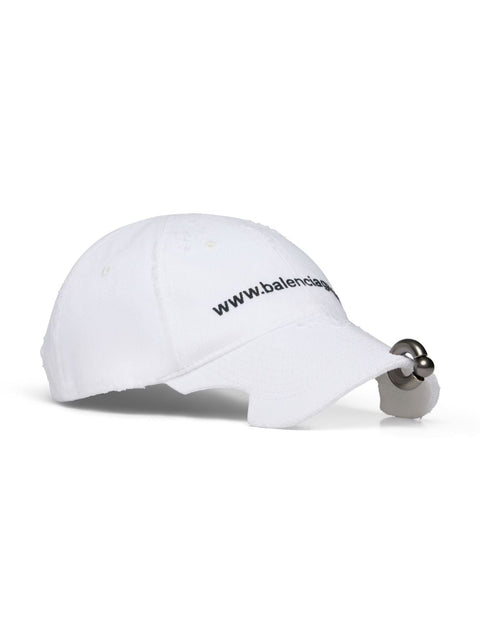 Balenciaga Balenciaga Embroidered-logo Six-panel Cap