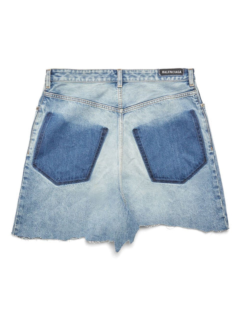 Balenciaga Balenciaga Denim mini skirt in organic cotton