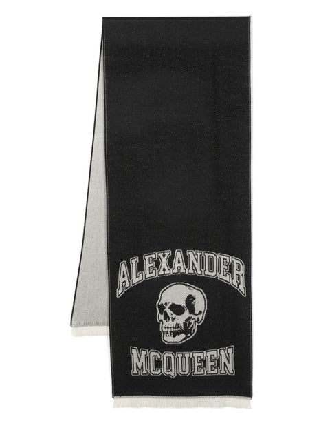 Alexander Mcqueen Alexander McQueen Scarfs Black