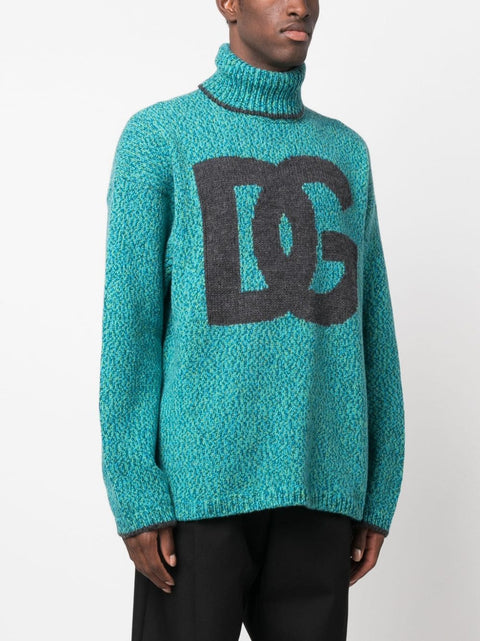 Dolce & Gabbana Dolce & Gabbana intarsia-knit logo jumper