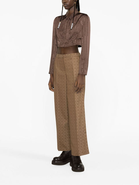 Marine Serre MARINE SERRE Trousers Beige