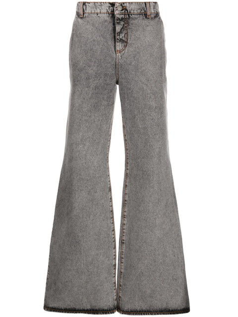 Etro Etro wide flared jeans