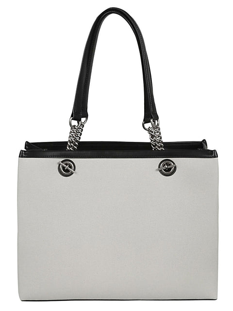 Balenciaga Balenciaga logo print canvas tote bag