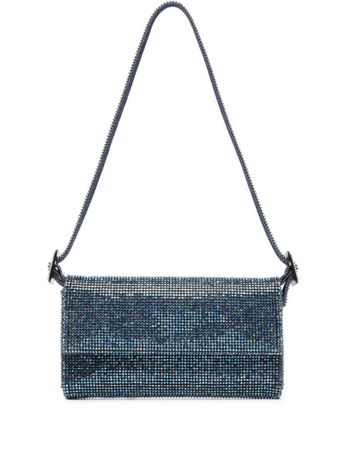 Benedetta Bruzziches Benedetta Bruzziches Vitty La Mignon rhinestone-embellished denim bag