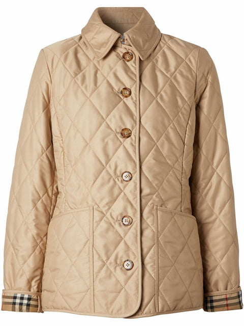 Burberry Burberry diamond-quilted jacket