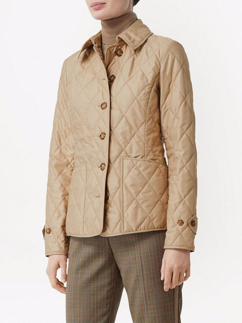 Burberry Burberry diamond-quilted jacket