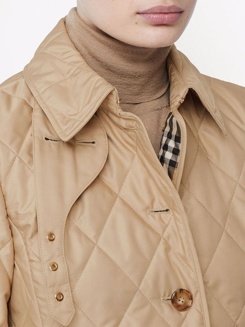 Burberry Burberry diamond-quilted jacket