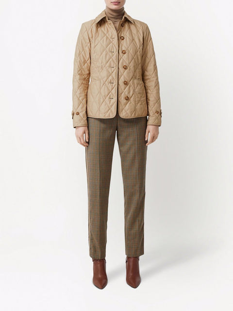 Burberry Burberry diamond-quilted jacket
