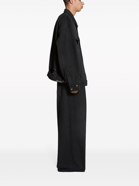 Balenciaga Balenciaga deconstructed denim jacket