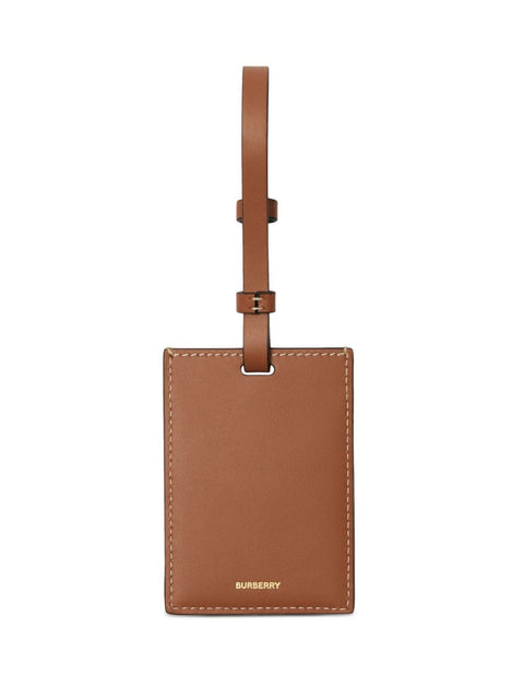 Burberry Burberry checkered luggage tag