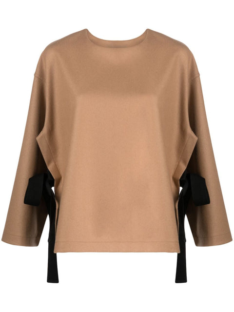 Erika Cavallini Semi-Couture Erika Cavallini Semi-Couture Top Camel
