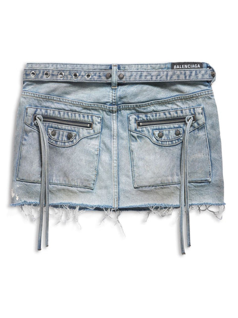 Balenciaga Balenciaga Cagole denim miniskirt