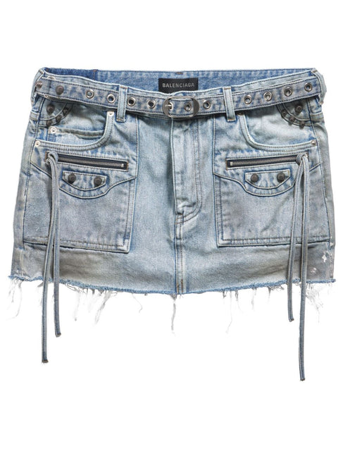 Balenciaga Balenciaga Cagole denim miniskirt