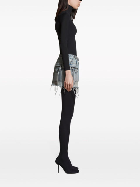 Balenciaga Balenciaga Cagole denim miniskirt