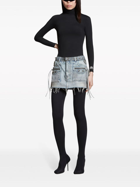 Balenciaga Balenciaga Cagole denim miniskirt
