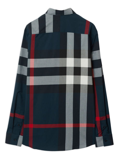 Burberry Burberry Shirts Blue