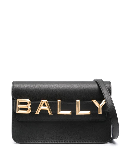 Bally Bally logo-lettering leather bag