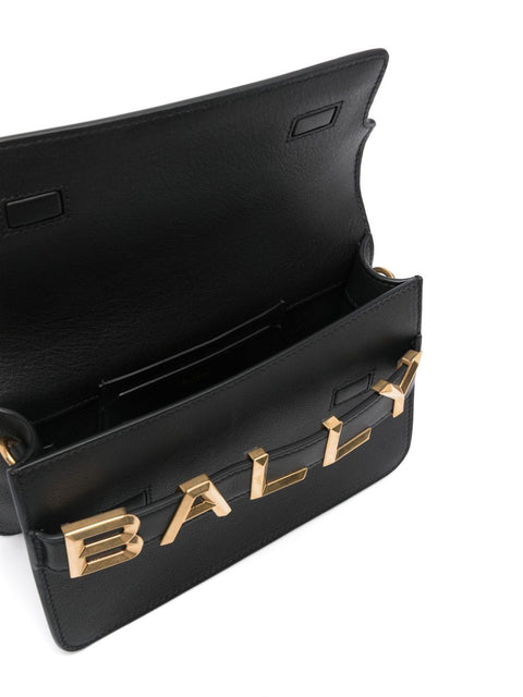 Bally Bally logo-lettering leather bag