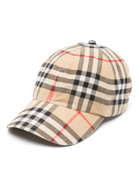Burberry Burberry Baseball cap with check pattern