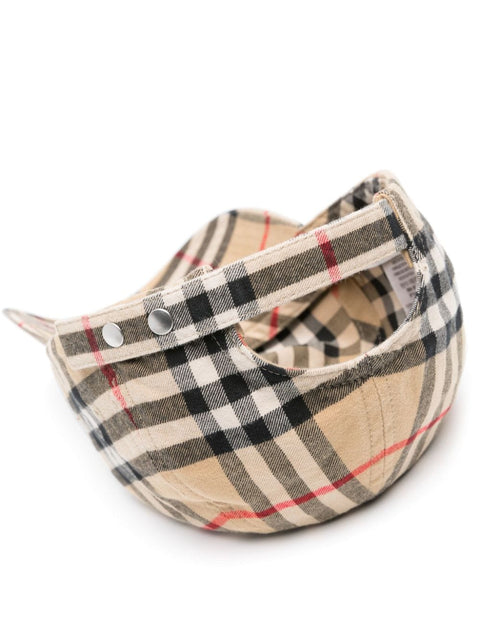 Burberry Burberry Baseball cap with check pattern