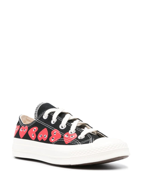 Comme Des Garcons Comme Des Garcons x Converse Chuck 70 Multi Heart Sneakers