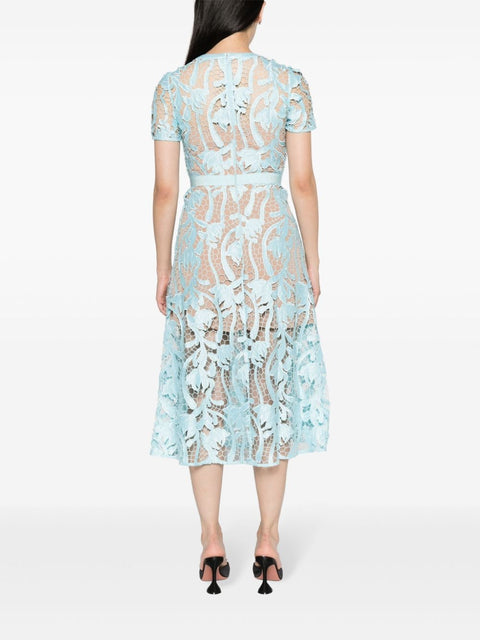 Self-Portrait Self-portrait Dresses Clear Blue