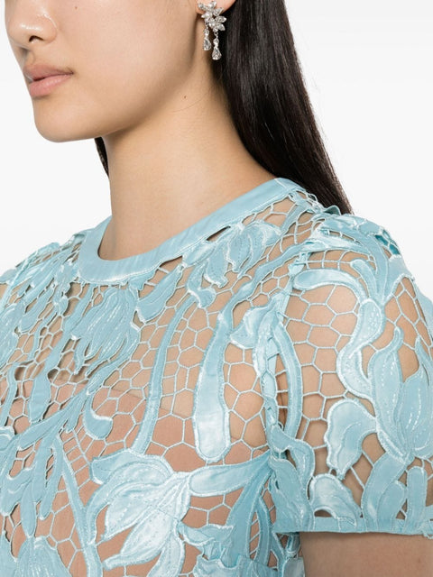 Self-Portrait Self-portrait Dresses Clear Blue