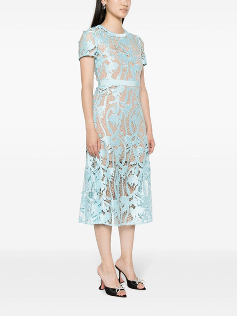 Self-Portrait Self-portrait Dresses Clear Blue