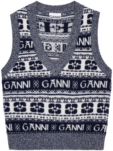 Ganni GANNI Sweaters Grey