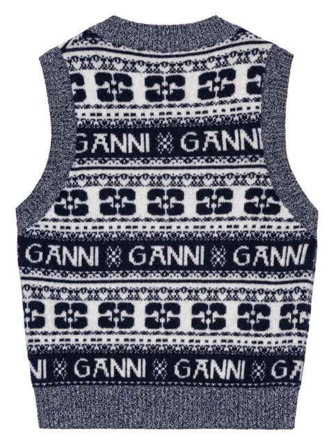 Ganni GANNI Sweaters Grey