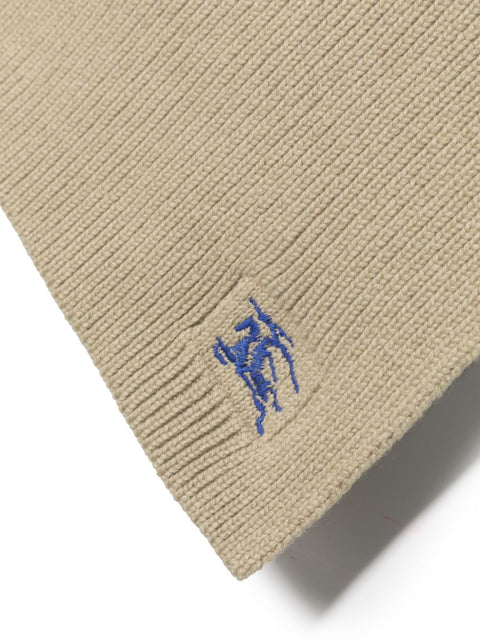 Burberry Burberry EKD-embroidered cashmere scarf