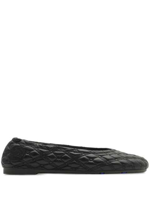 Burberry Burberry leather sadler ballerinas