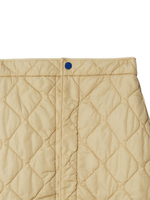 Burberry Burberry Quilted mini skirt