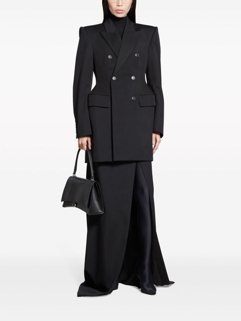 Balenciaga Balenciaga Hourglass Virgin Wool Double-breasted Blazer