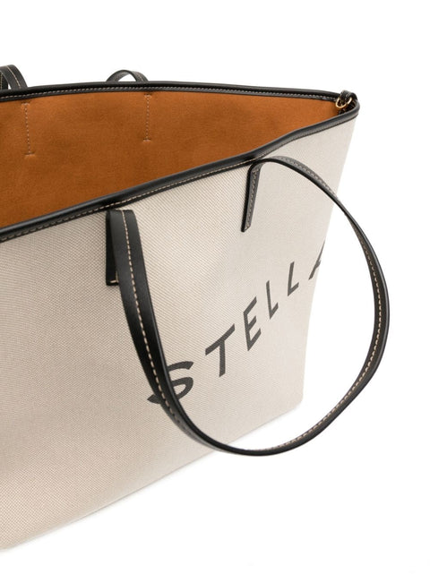 Stella McCartney Stella McCartney Logo canvas tote bag