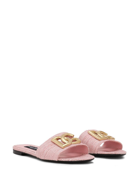 Dolce & Gabbana Dolce & Gabbana DG Logo Slide Sandals