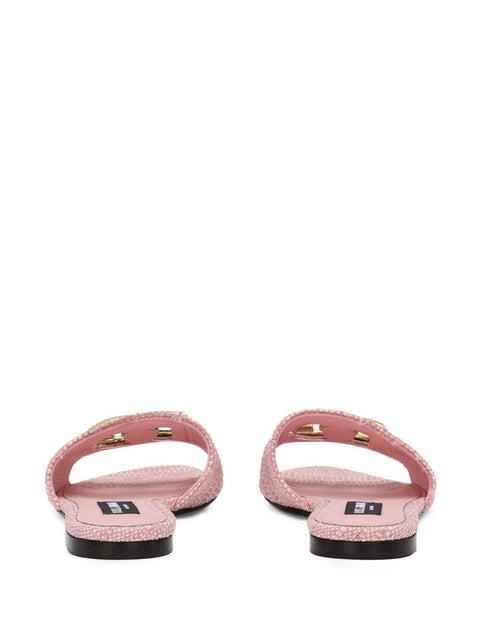 Dolce & Gabbana Dolce & Gabbana DG Logo Slide Sandals