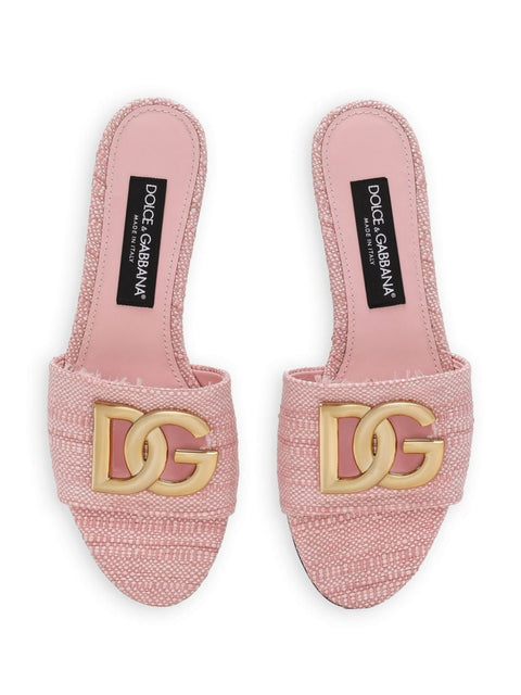Dolce & Gabbana Dolce & Gabbana DG Logo Slide Sandals