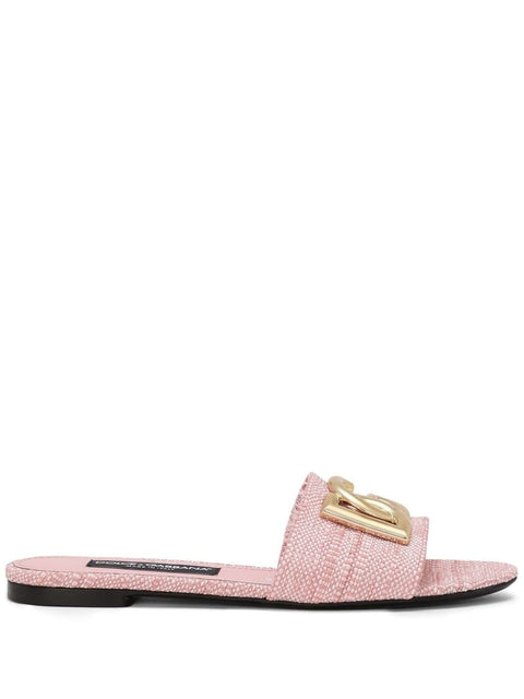 Dolce & Gabbana Dolce & Gabbana DG Logo Slide Sandals